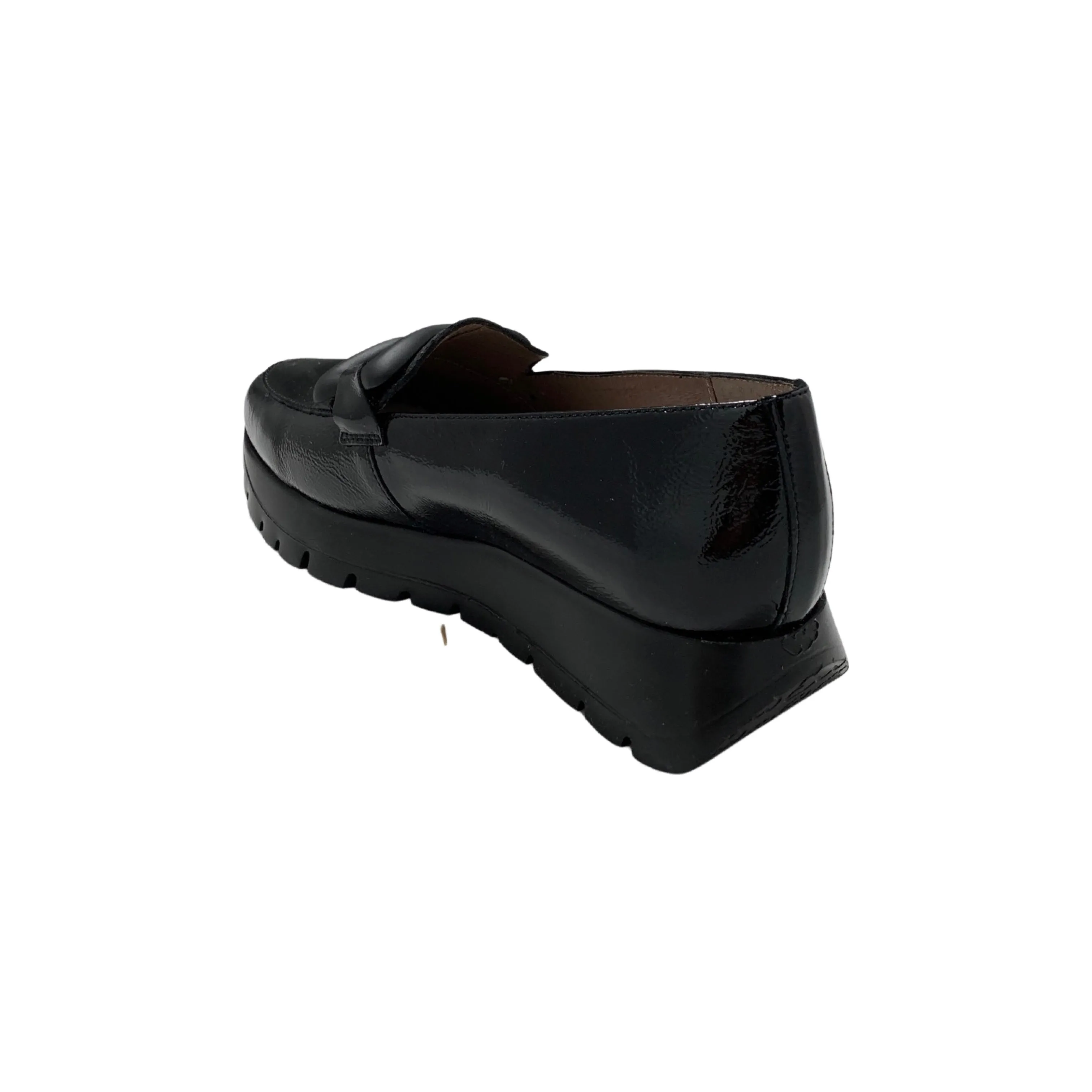 A2430 Black Platform Loafer