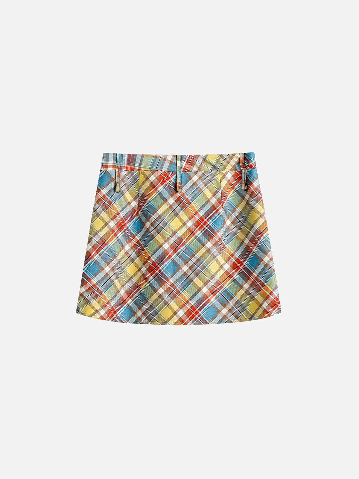 Aelfric Eden Colorful Plaid Skirt