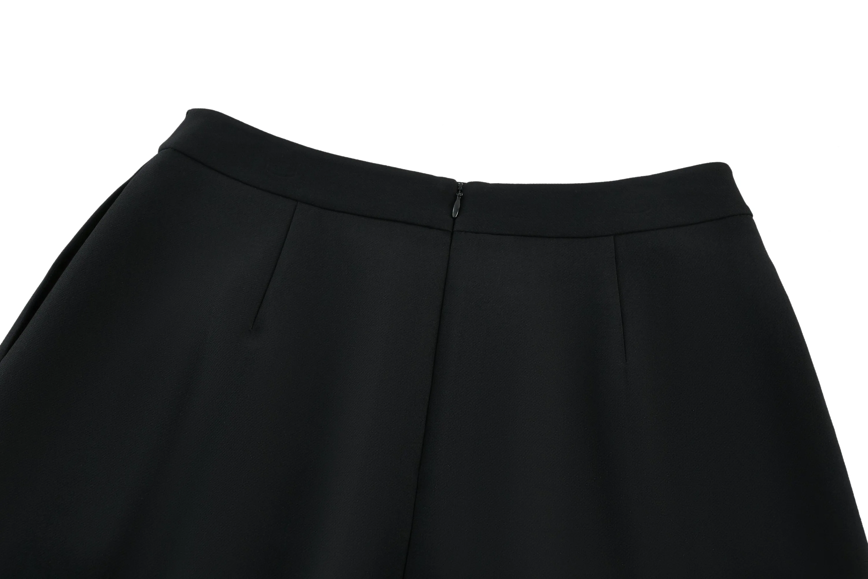 Alexa Soft Touch Stretchable Box Pleat Mini Skirt