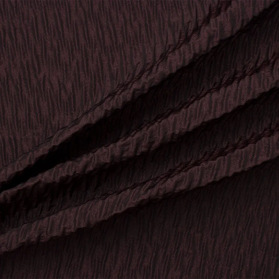 Bordeaux Crinkled Brocade