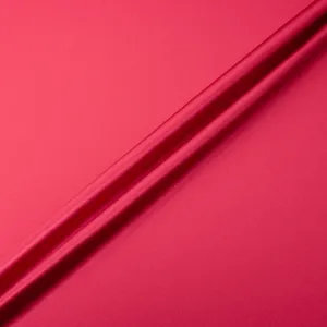 Cherry Red Pure Silk Satin