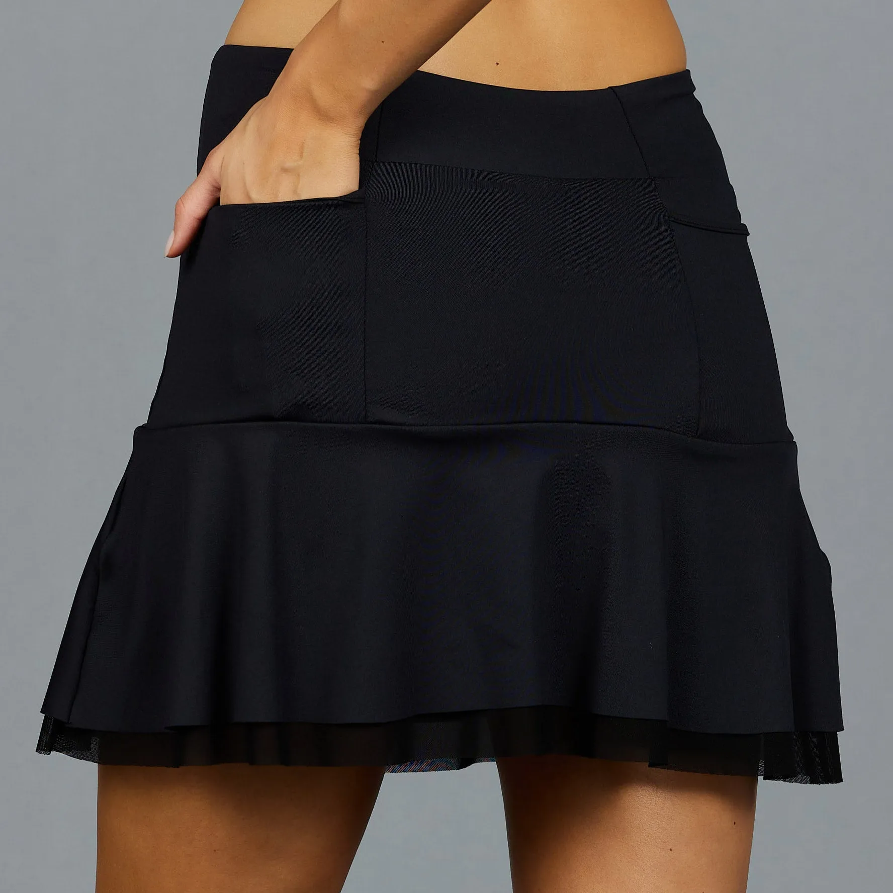 Classic Long Breeze 16.5" Skort (black)