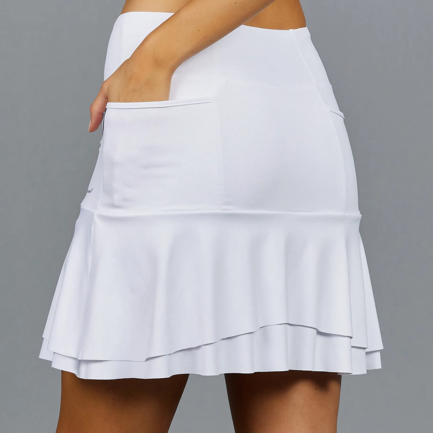 Classic Long Skort (white)