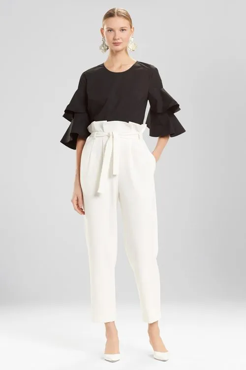 Core Crepe Paper Bag Waisted Pants