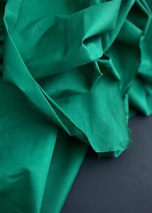 Cotton Poplin, Emerald Green