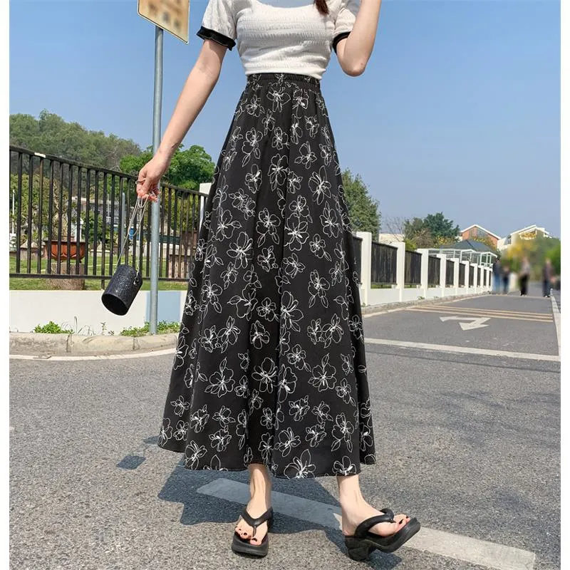 Fairy Versatile Slimming Height Enhancing Full-Skirt Classic Skirt