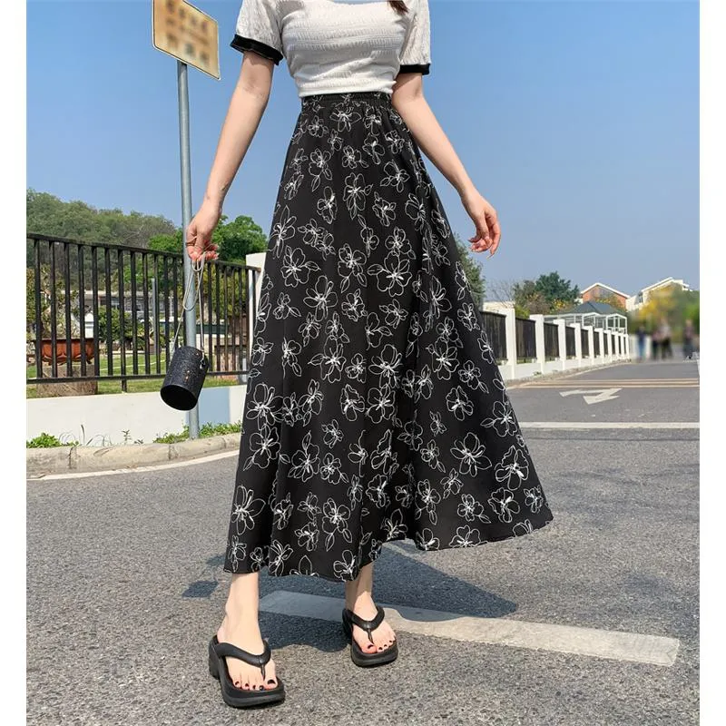 Fairy Versatile Slimming Height Enhancing Full-Skirt Classic Skirt