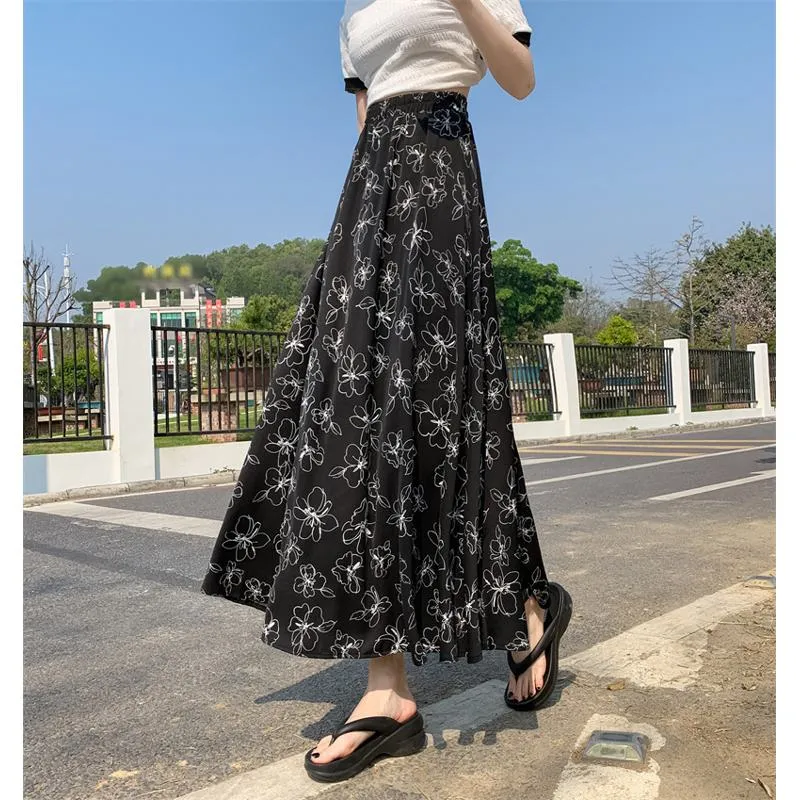 Fairy Versatile Slimming Height Enhancing Full-Skirt Classic Skirt