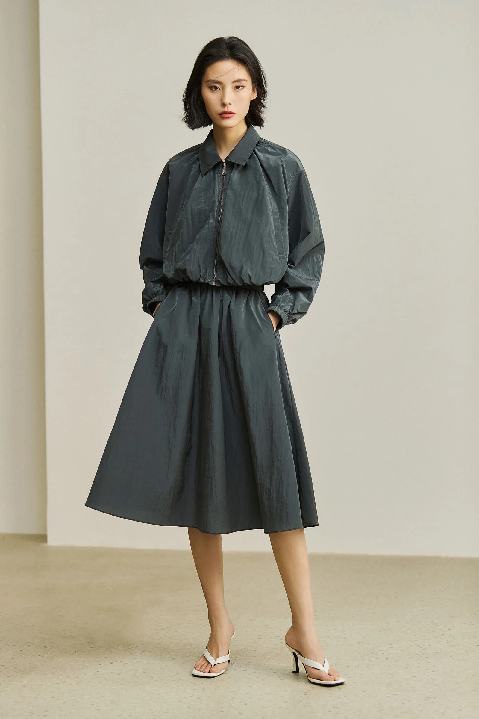 LILY Water-Repellent A-line Skirt