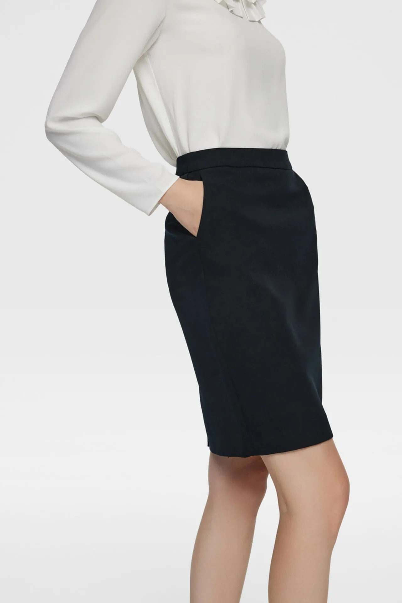 Multi-Way Stretch A-Shaped Skirt