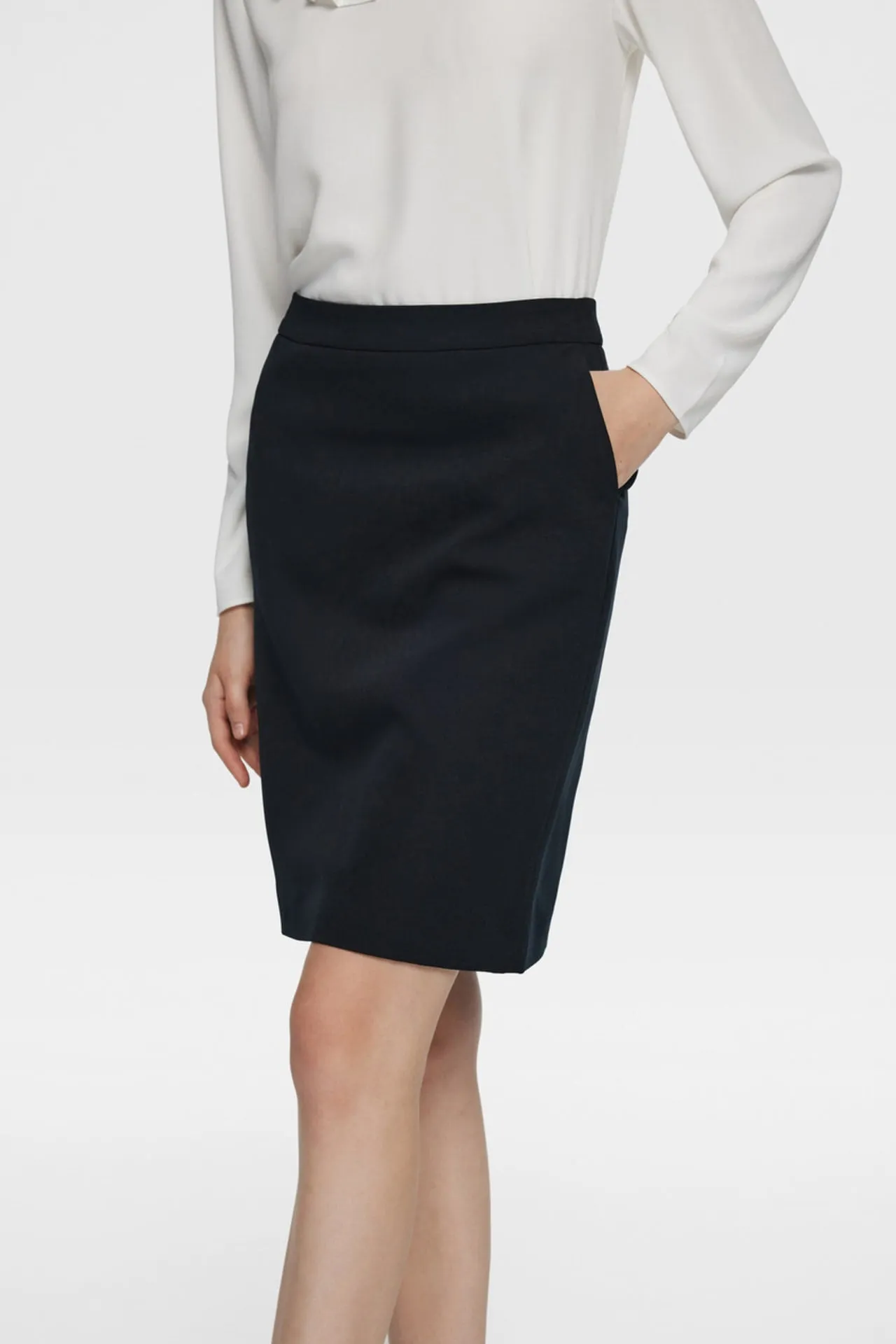 Multi-Way Stretch A-Shaped Skirt