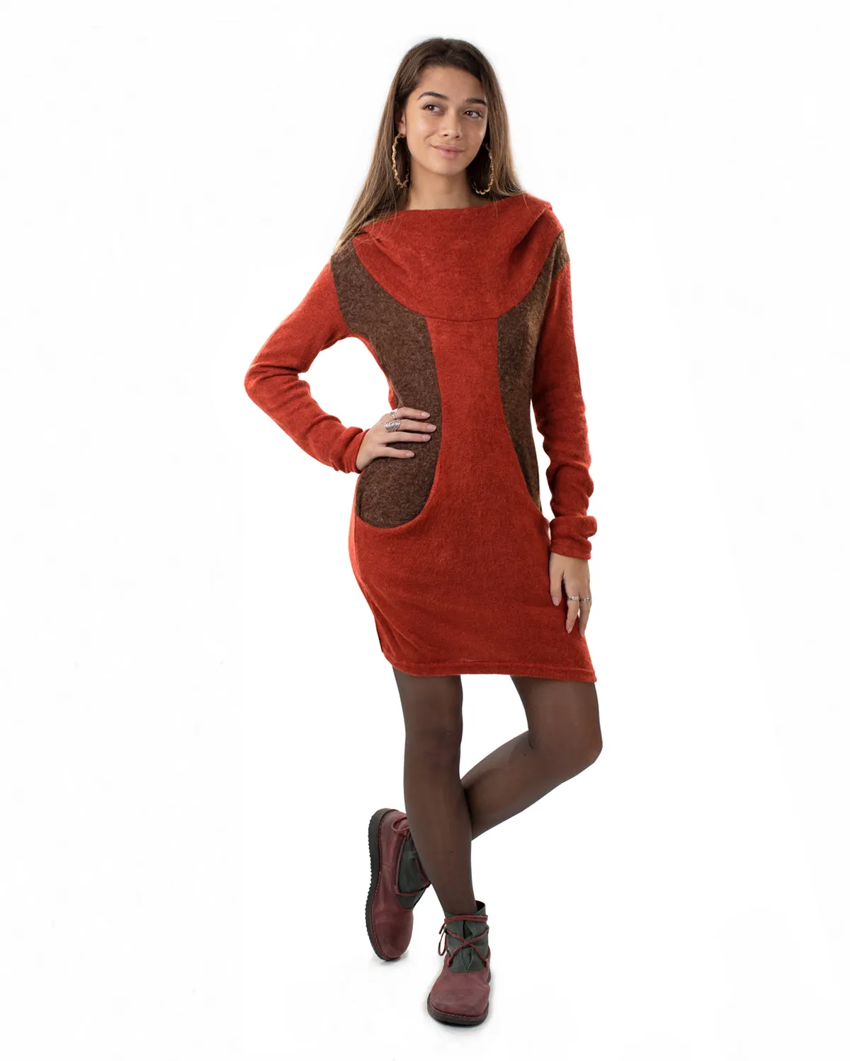 Neptune Dress Sienna/Brown