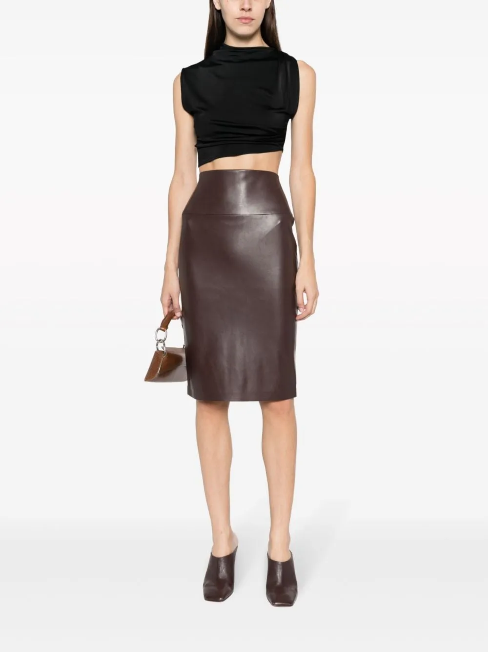 Norma Kamali Skirts Brown