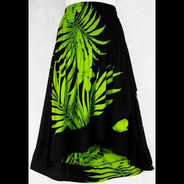 Palm Ruffled Convertible Top/Skirt