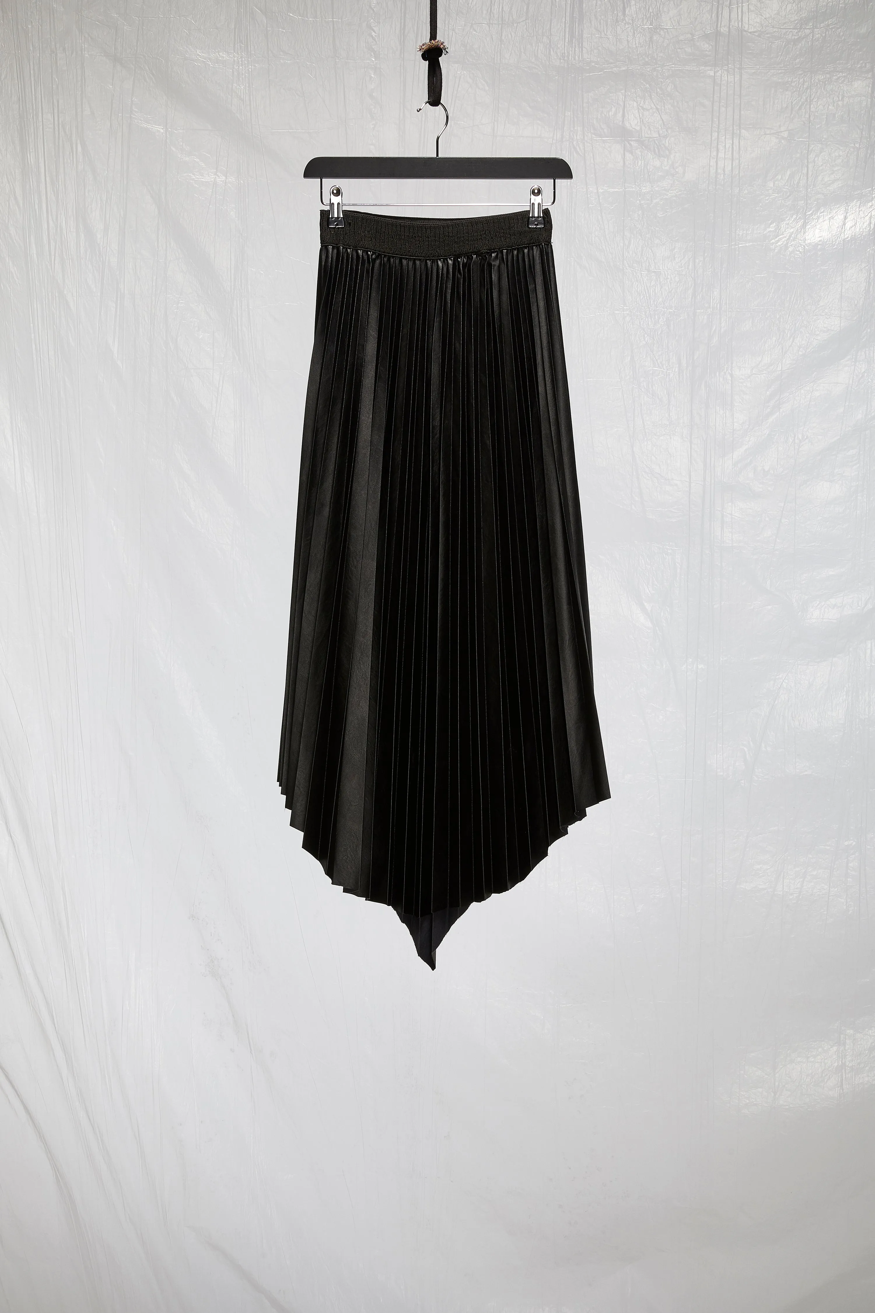 QUON Vegan Leather Skirt