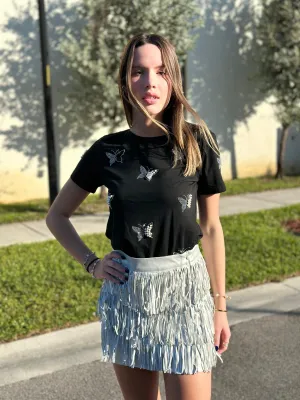 Rina Leather Skirt