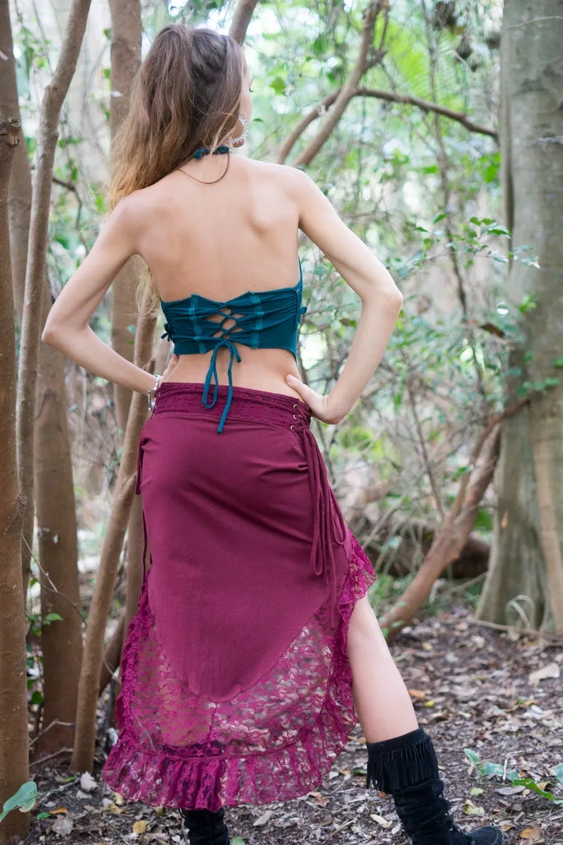 SITA SKIRT IN MAROON