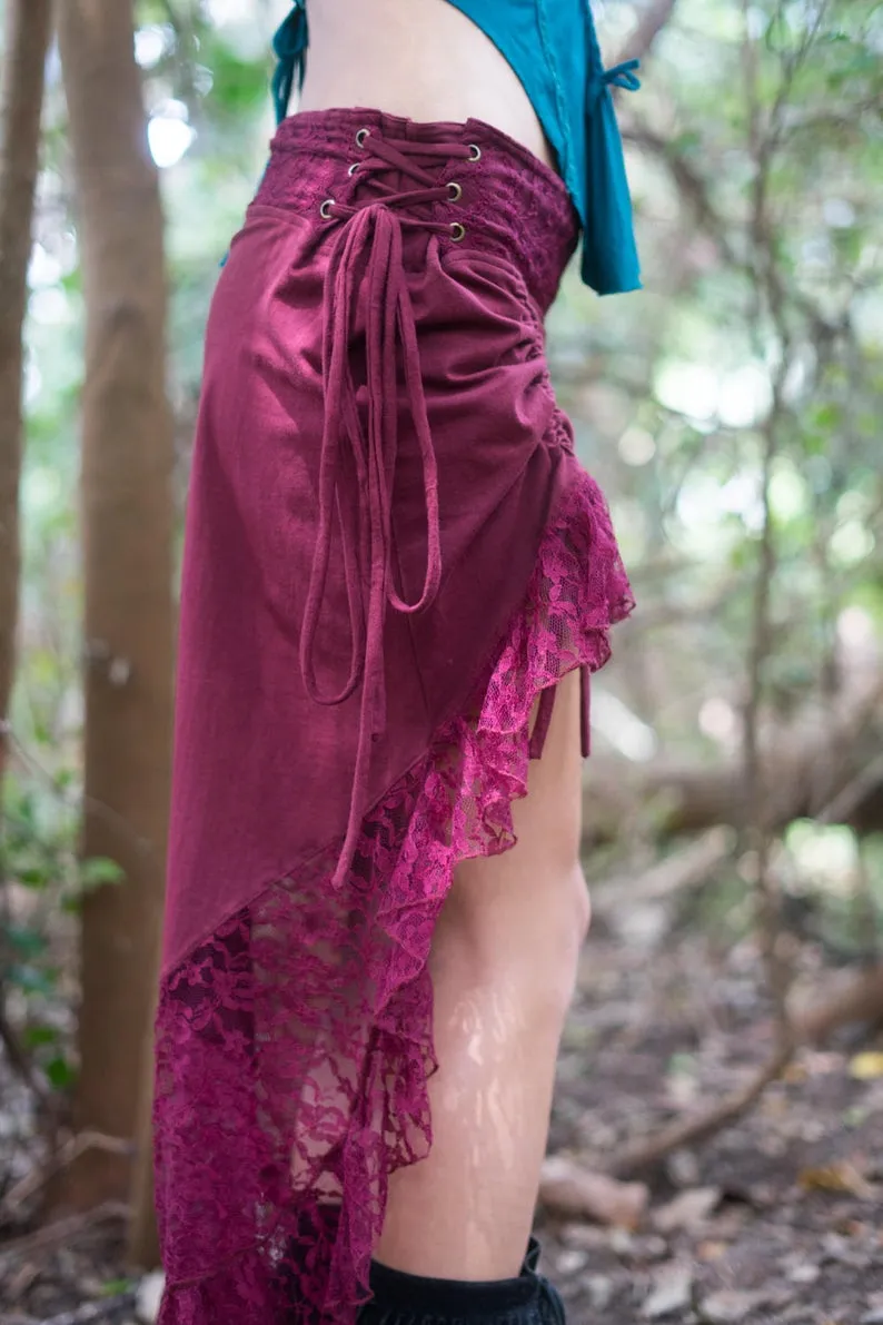 SITA SKIRT IN MAROON