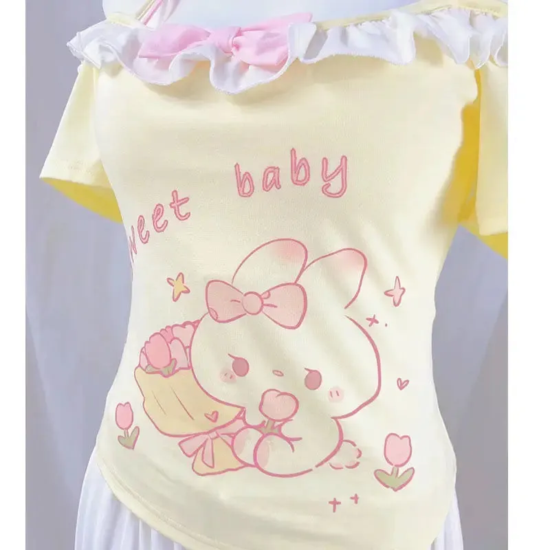 Sweet Baby Off The Shoulder Tee