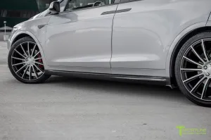 T-Sportline Tesla Model X Carbon Fiber Side Skirts