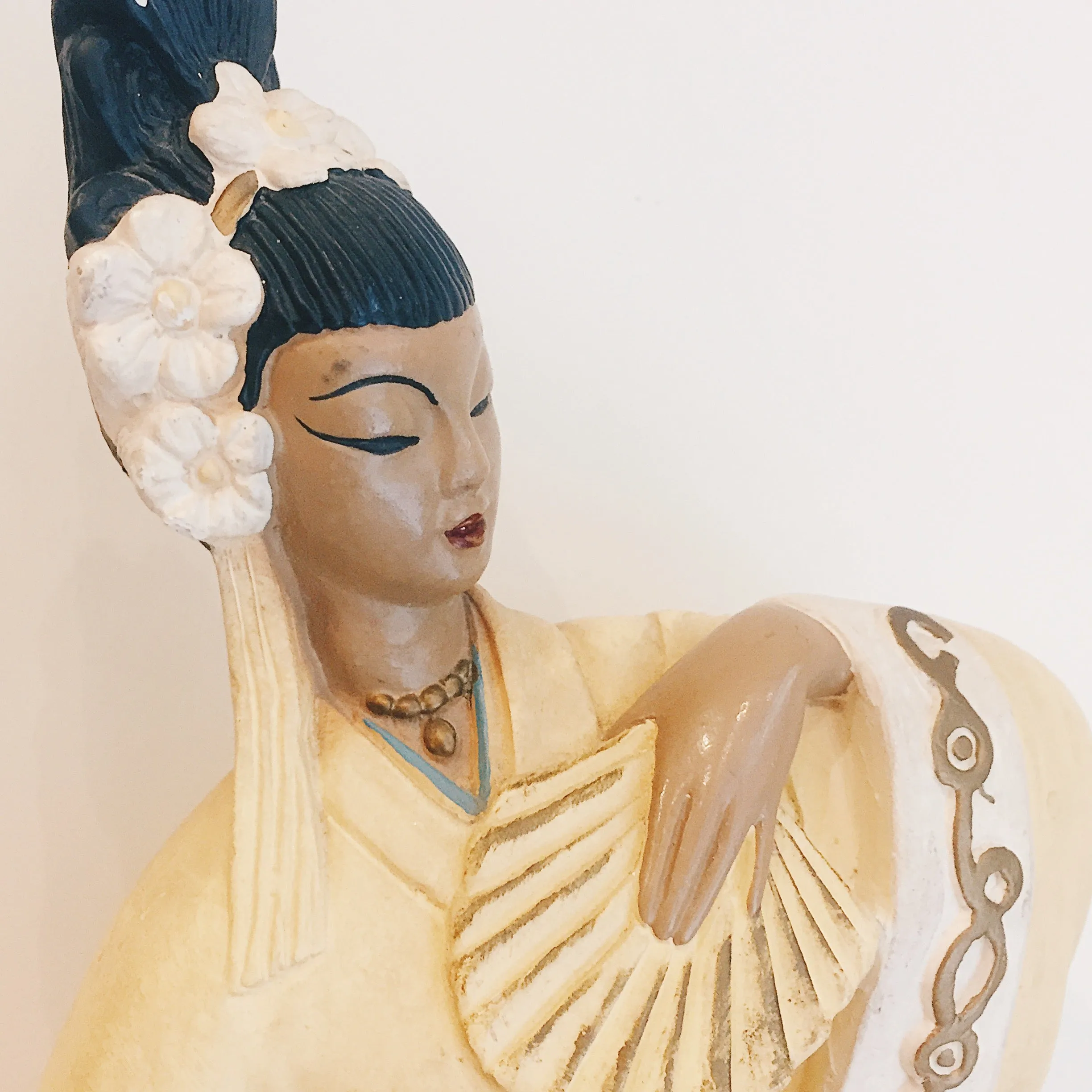 Vintage Chinese Opera Lady Figurine