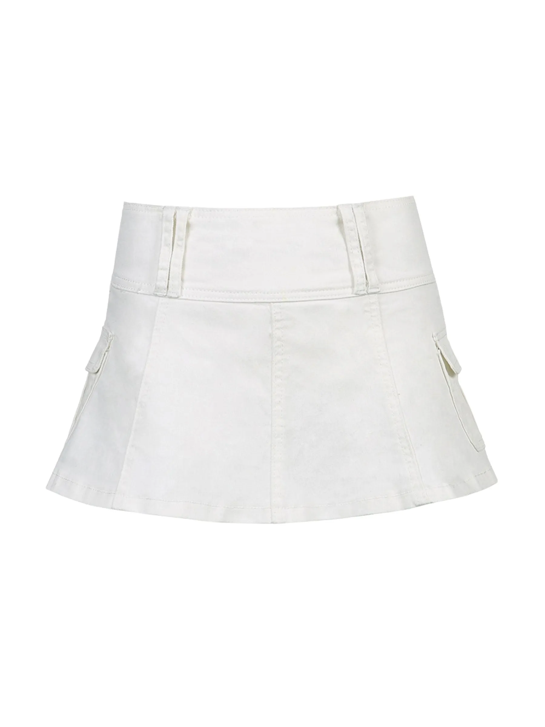 Yelena Denim Low Waist Mini Skirt